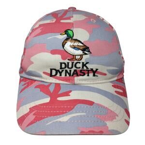 Duck Dynasty Baseball Cap Multicolor One Size Adjustable Camouflage A&E